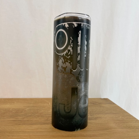 Jeep Insulated Tall Travel Mug Tumbler Brown Green NEW - Picture 10 of 10